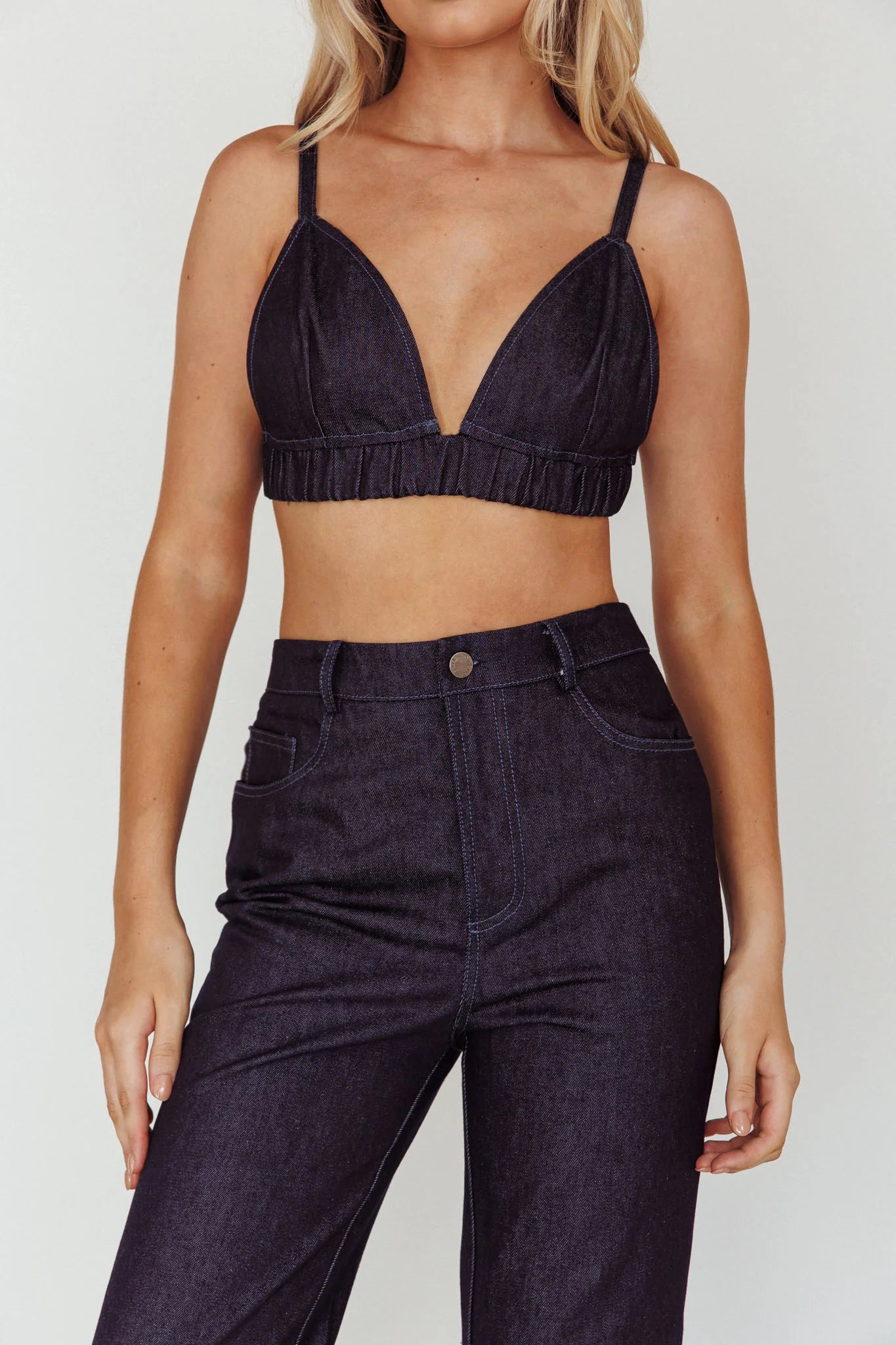 Isalei Straight Leg Pants Denim
