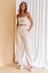 Lyrics Straight Leg Pants Oat