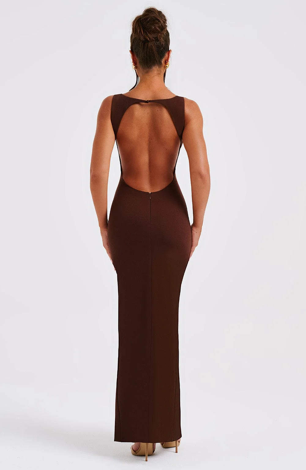 Kassandra Maxi Dress - Chocolate