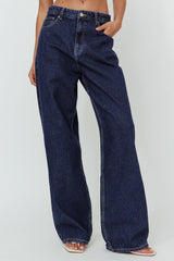 DR DENIM Donna Baggy Jeans Pebble Dark Retro