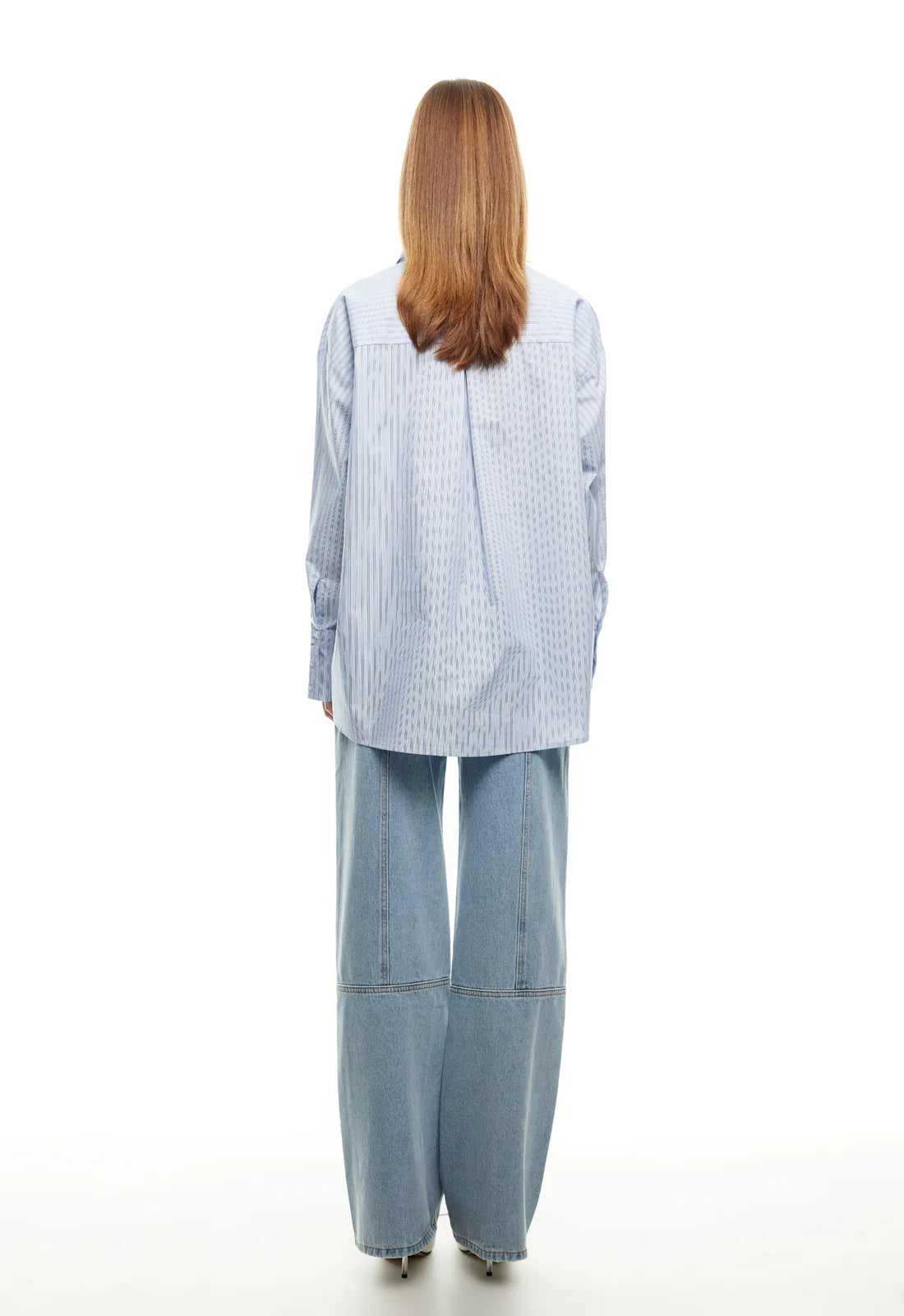 LIONESS Boyfriend Shirt Blue