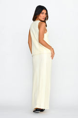 Ninevah Lace Maxi Skirt Beige