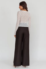 Nights Dream Wide Leg Pants Black