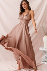 Ariana Multiway Maxi Dress Mocha