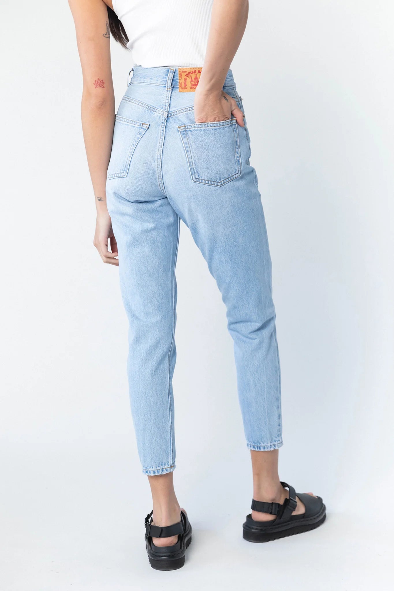 DR DENIM Nora Jeans Light Blue Jay