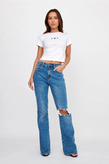 LIONESS Angels Baby Tee Porcelain